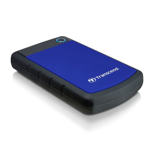 Transcend TS2TSJ25H3B External HDD 2TB, H3B, USB3.0, 2.5", Anti-shock system, Backup software, 284 gr, Black/Blue slika 1