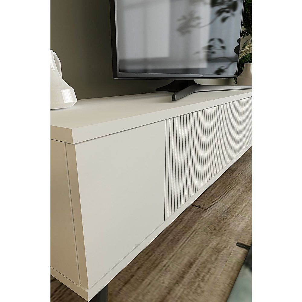 TV Stalak Corsa 120 u bijeloj boji slika 3