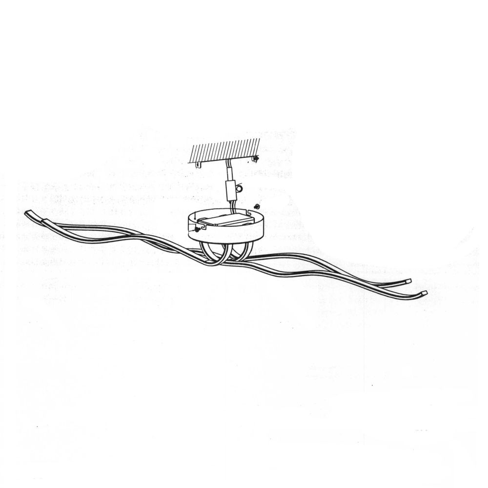 Eglo Roncade zidna/stropna LED lampa, 40W, D 1160, aluminij/krom bijela slika 5