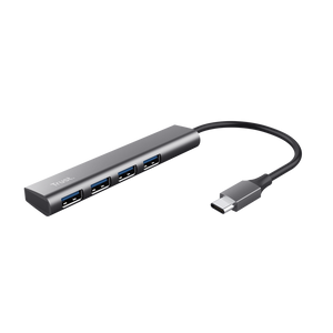 Adapter TRUST HALYX USB-3.2 4xUSB siva