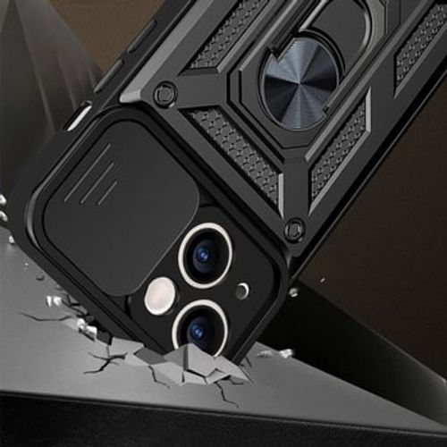 SLIDE CAMERA ARMOR TORBICA ZA IPHONE X/XS CRNA slika 6