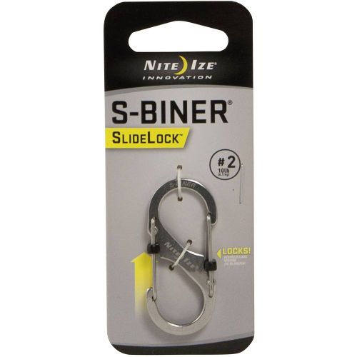 NITE Ize NI-LSB2-11-R3 karabiner  SideLock S-Biner 2  50 mm x 22 mm x 8 mm  1 St. slika 2