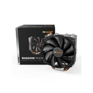 be quiet! BK002 SHADOW ROCK LP, Featuring four 6mm heat pipes, a Pure Wings 2 120mm PWM fan, 130W TDP cooling capacity