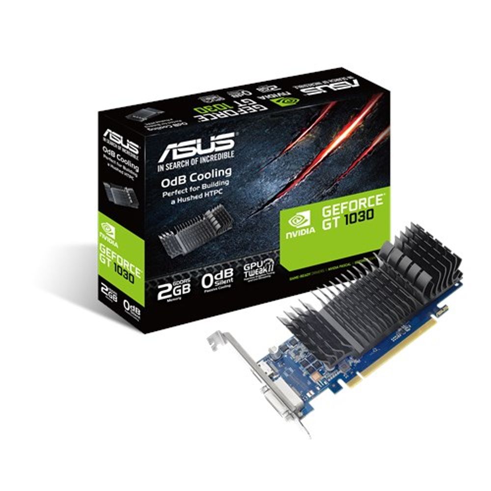 ASUS VGA GT1030-SL-2G-BRKNVIDIA GeForce GT 10302GB GDDR5 64bit;DVI,HDMI;low profile slika 1