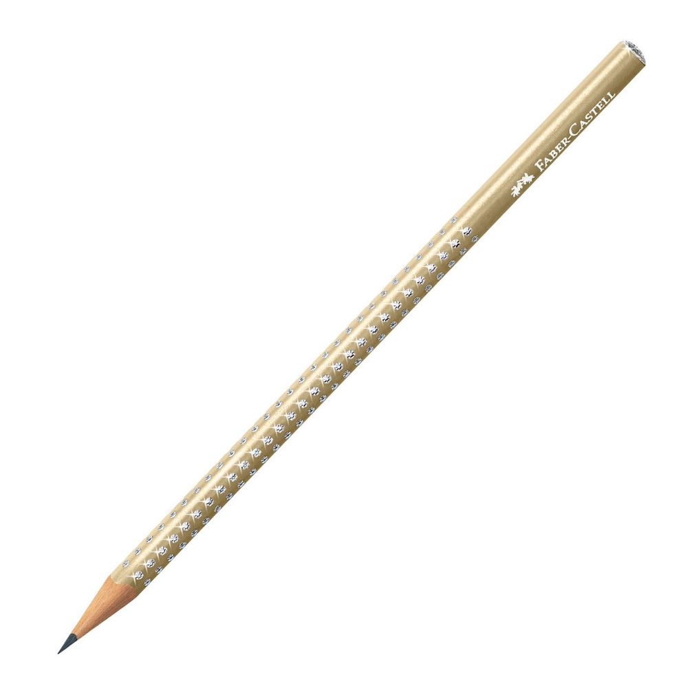 Faber Castel Olovka grafitna, Sparkie grip 118214, zlatna slika 1