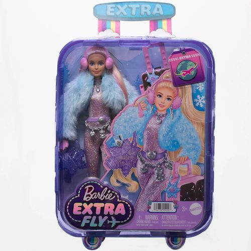Barbie Extra lutka na putovanju - Snijeg (plava) slika 2