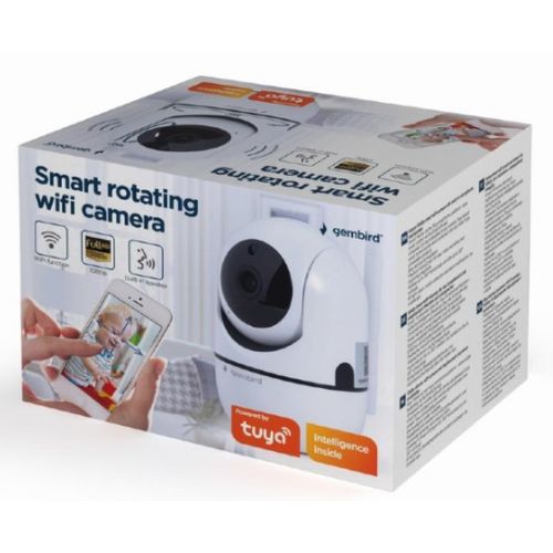 TSL-CAM-WRHD-02 Gembird Smart rotating wifi camera, 1080p, white TUYA slika 3