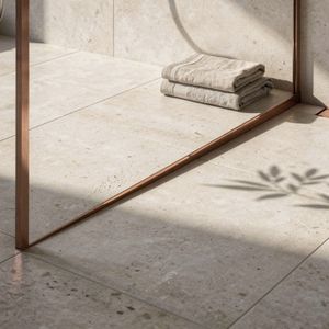 Letva za tuš kabinu 100 cm Brush Copper