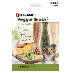 VEGGIE SNACK MIX ČETKICA ZA ZUBE 4kom 12,5cm