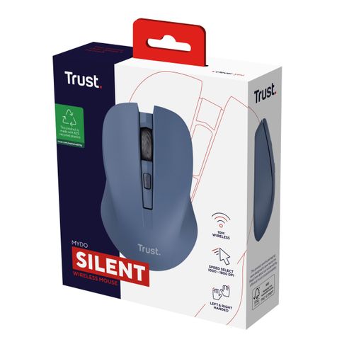 Trust Mydo Wireless miš Silent Click Blue  slika 5