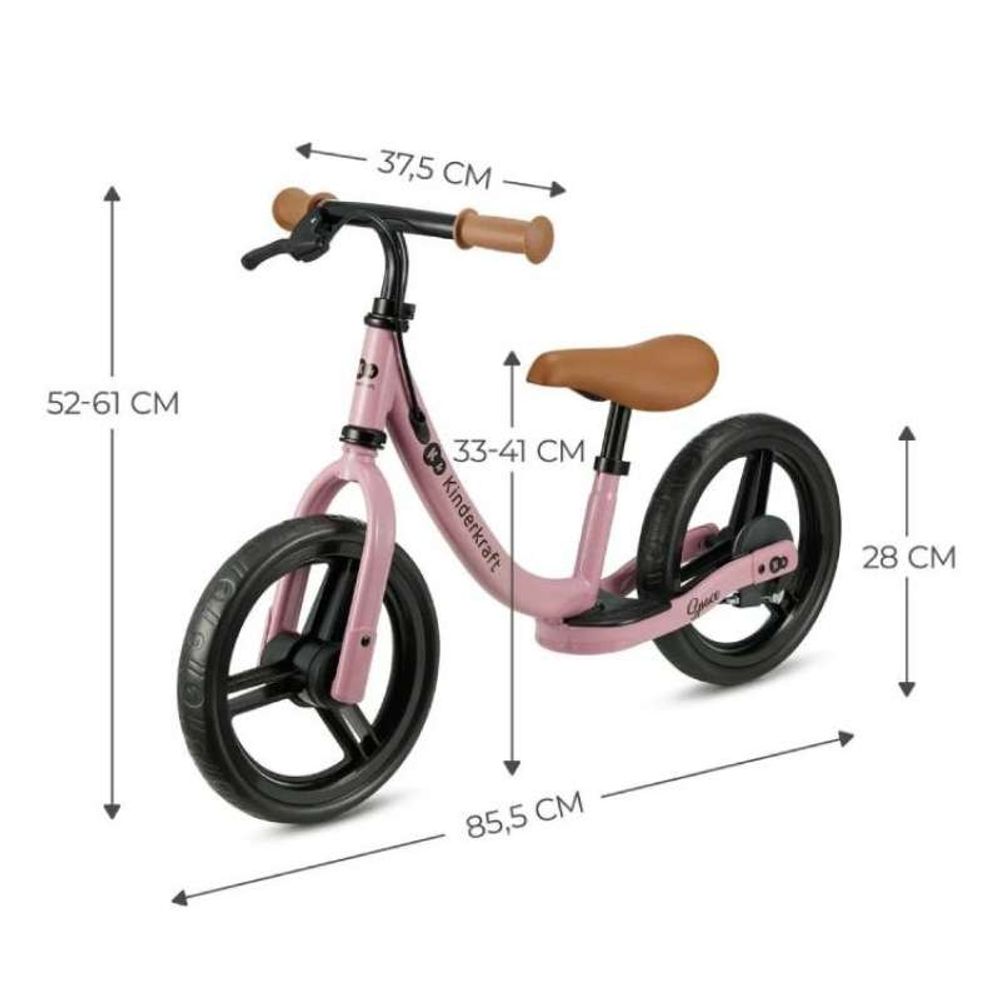 Kinderkraft Balans bicikl Space, Pink slika 5