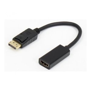 Adapter E-Green DisplayPort 1.4(M)-HDMI 2.0(F) kabl 20cm crni