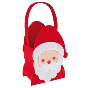 Božićni ukras-filc poklon torbica 15,5 x 10,5  x 6 cm