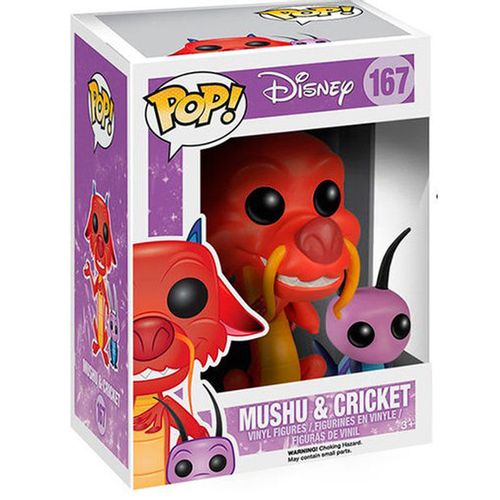 POP Vinyl Figure Disney Mulan Mushu & Cricket slika 3