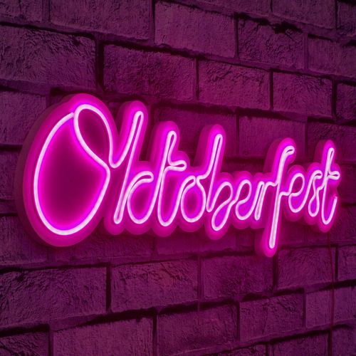 Wallity Ukrasna plastična LED rasvjeta, Oktoberfest - Pink slika 10