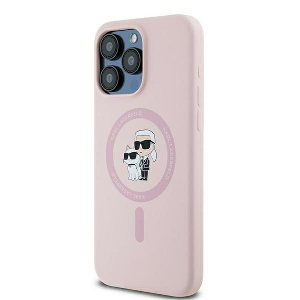 TPU Karl Lagerfeld maska za iPhone 15 Pro Max KLHMP15XSCMKCRHP slika 2