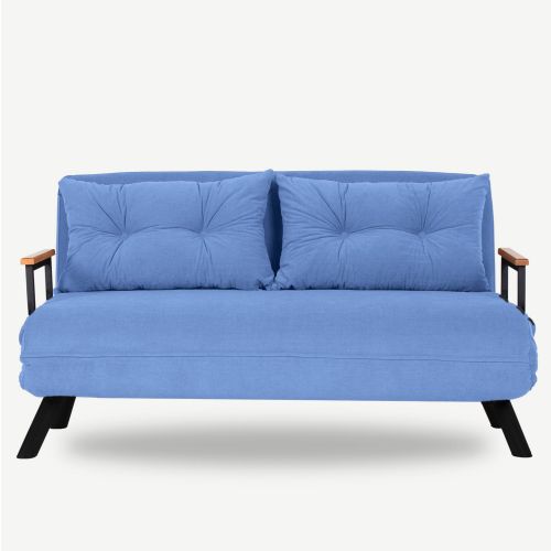 Atelier Del Sofa Dvosjed na razvlačenje, Plava, Sando 2-Seater - Blue slika 2