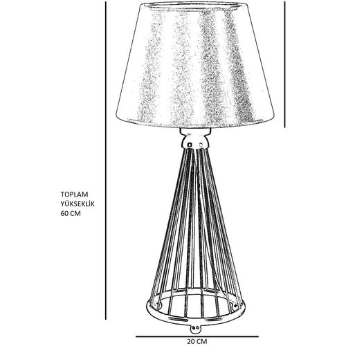 Opviq Stolna lampa, 846STL2501 slika 4