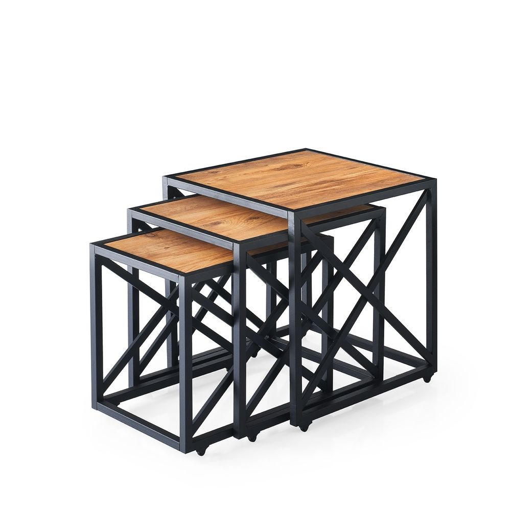 Nesting Table Fly - 9407 u boji borovine slika 1