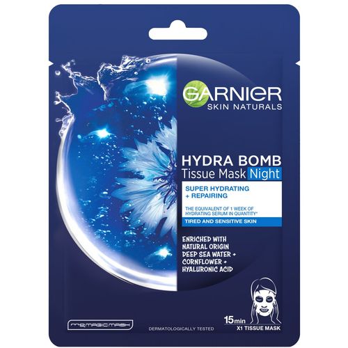 Garnier Skin Naturals Hydra Bomb Tissue Mask Night noćna maska za lice 32g slika 1