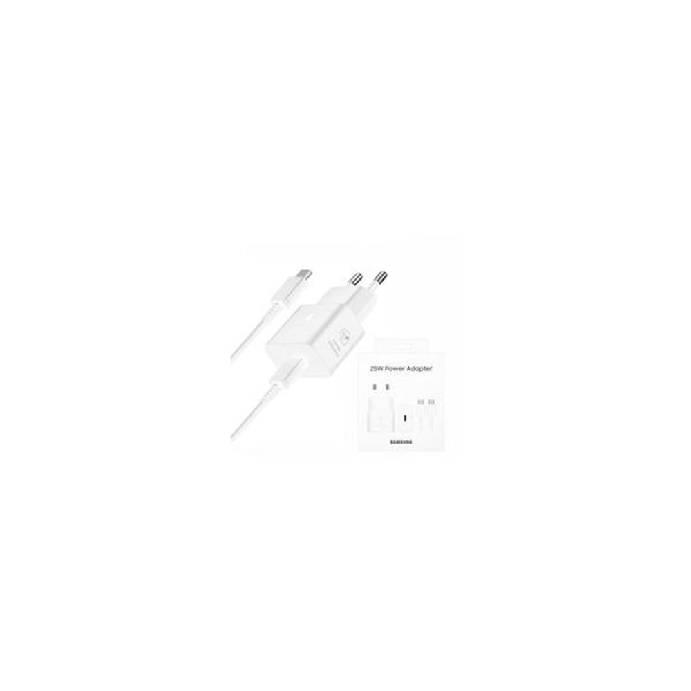 SAMSUNG KUĆNI PUNJAČ EP-T2510XWEGEU,PD 25W,Type C-Type C kabel 1m,bijeli slika 2