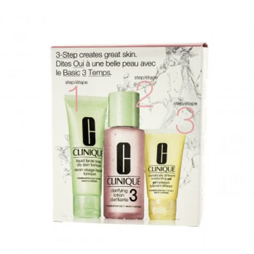 Clinique 3-Step Skin Care System 3 (Combination Oily to Oily Skin) 180 ml slika 1