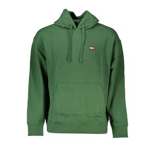 TOMMY HILFIGER MEN'S GREEN ZIPLESS SWEATSHIRT