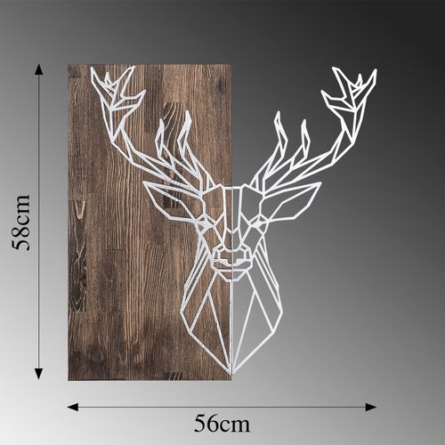 Deer1 - Silver Walnut
Silver Decorative Wooden Wall Accessory slika 6