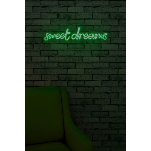 Wallity Ukrasna plastična LED rasvjeta, Sweet Dreams - Green slika 13