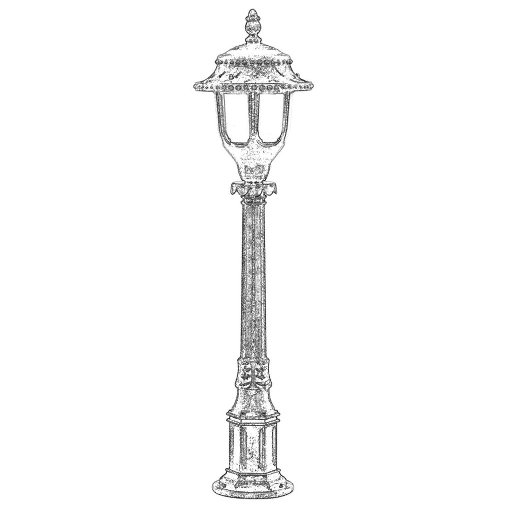 BSU-68180-BKR Smeđi Spoljašnji Podni Lampa slika 2