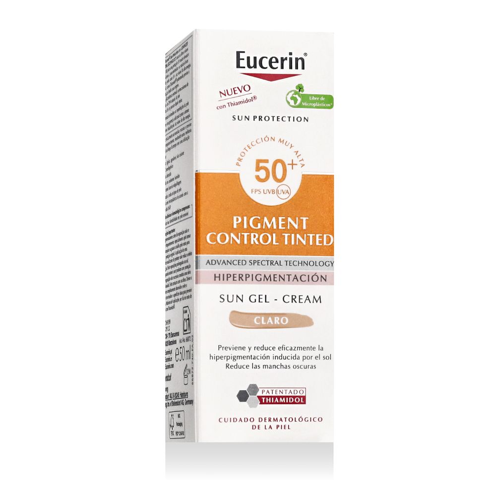 Eucerin Pigment Control Tinted Sun Gel-Cream SPF 50+ 50 ml slika 1