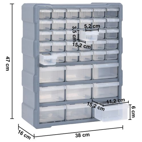 Organizator s 39 ladica 38 x 16 x 47 cm slika 9