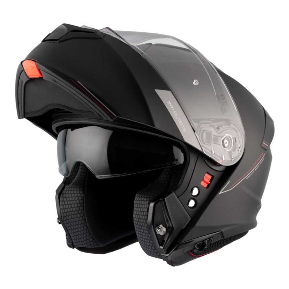 MT Helmets vizir za moto kacigu Genesis SV Solid A1 Matt Black slika 2