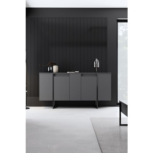 Luxe - Anthracite, Black Walnut
Black Living Room Furniture Set slika 6