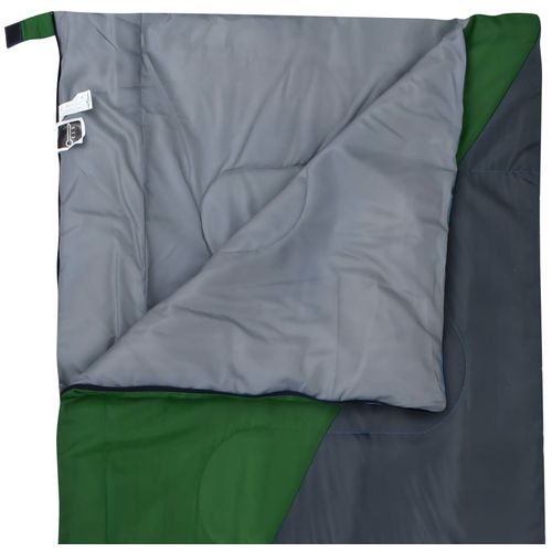 Lagane pravokutne vreće za spavanje 2 kom zelene 1100 g 10 ℃ slika 5
