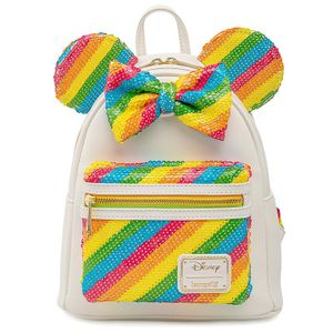 Loungefly Disney Minnie Rainbow Ruksak - 26 cm