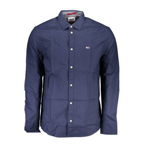 TOMMY HILFIGER MEN'S LONG SLEEVE SHIRT BLUE