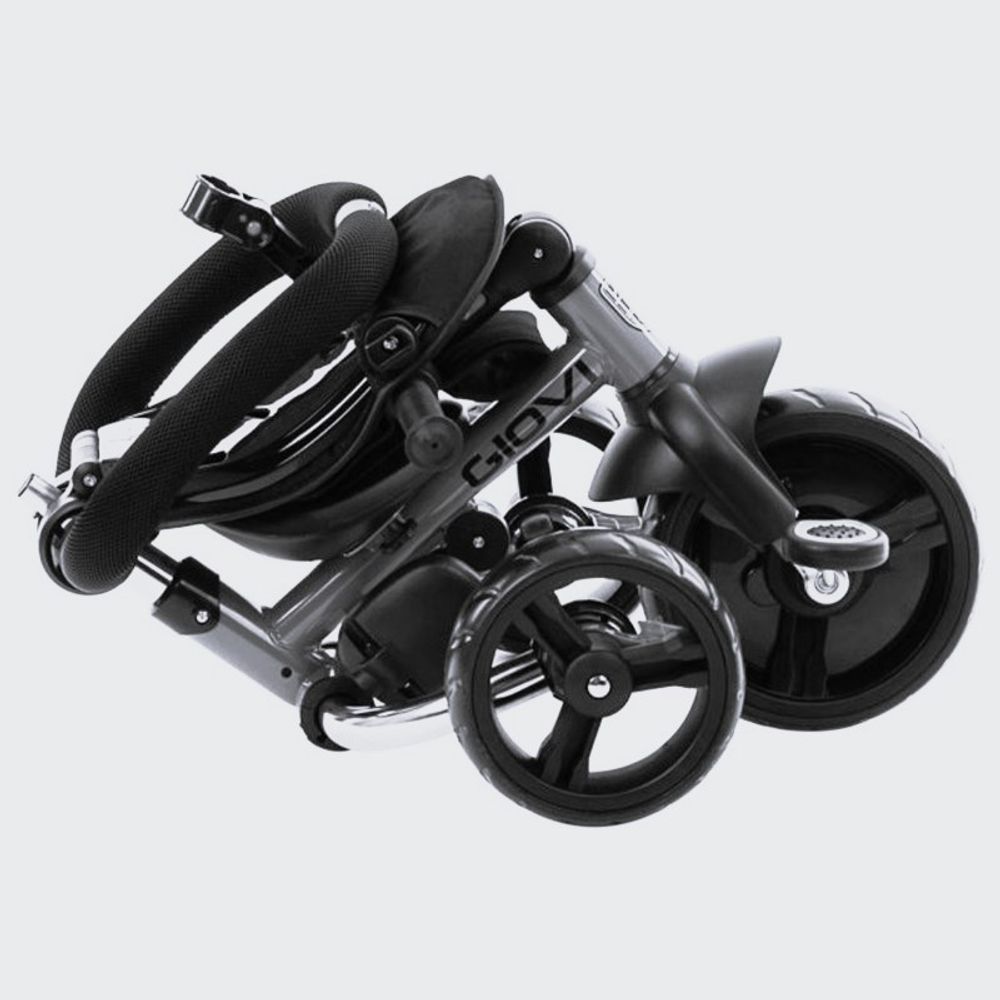 Kikka Boo Sklopivi tricikl Giovi 3U1, Black slika 3