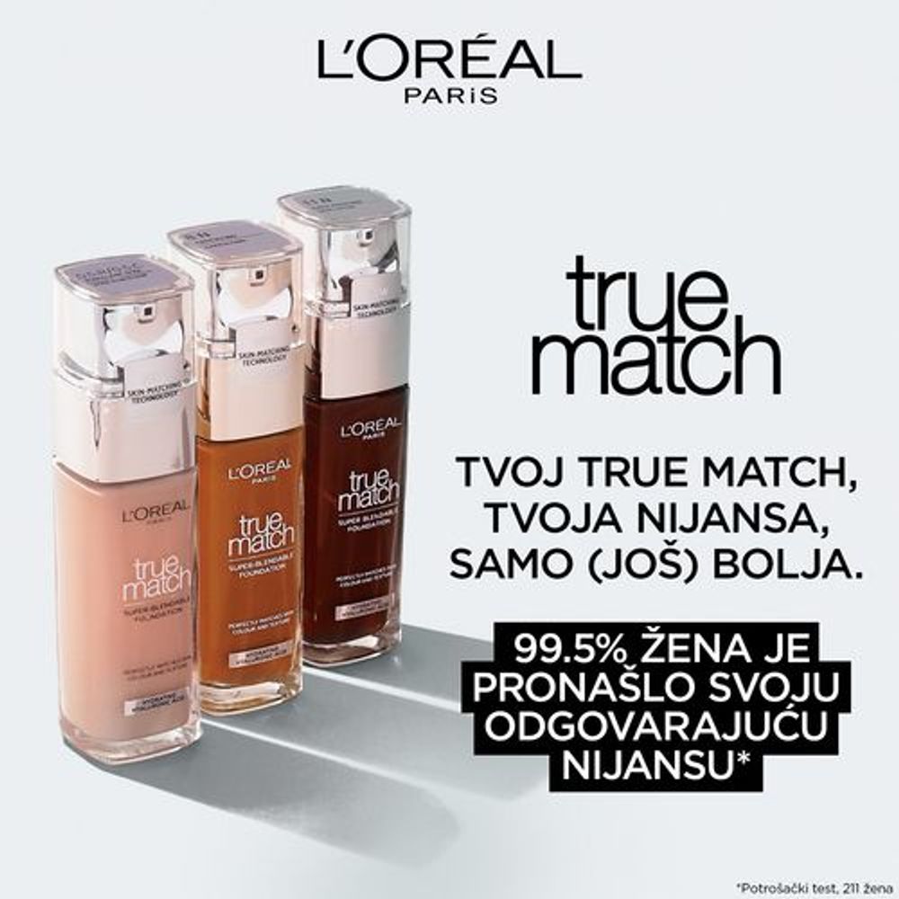 L'Oréal Paris True Match Tečni puder 3N Creamy Beige 30ml slika 3