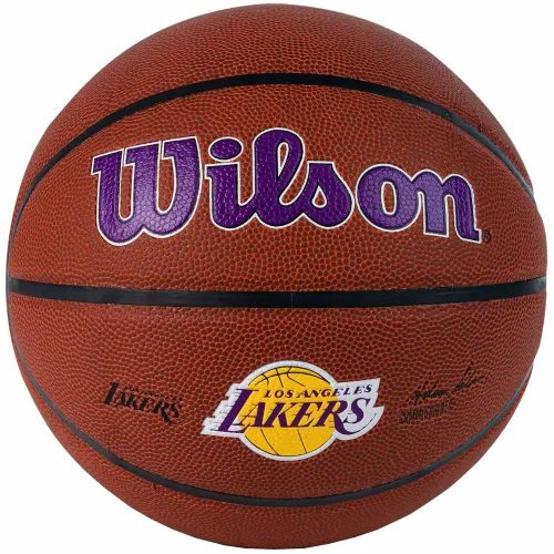 Wilson Team Alliance Los Angeles Lakers Košarkaška Lopta WTB3100XBLAL slika 3