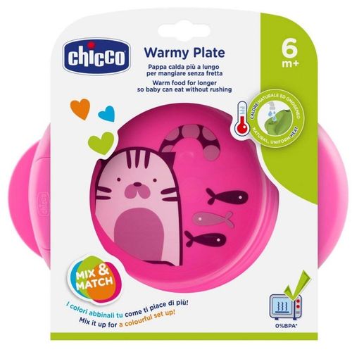 Chicco termo tanjur 6+m rozi slika 4