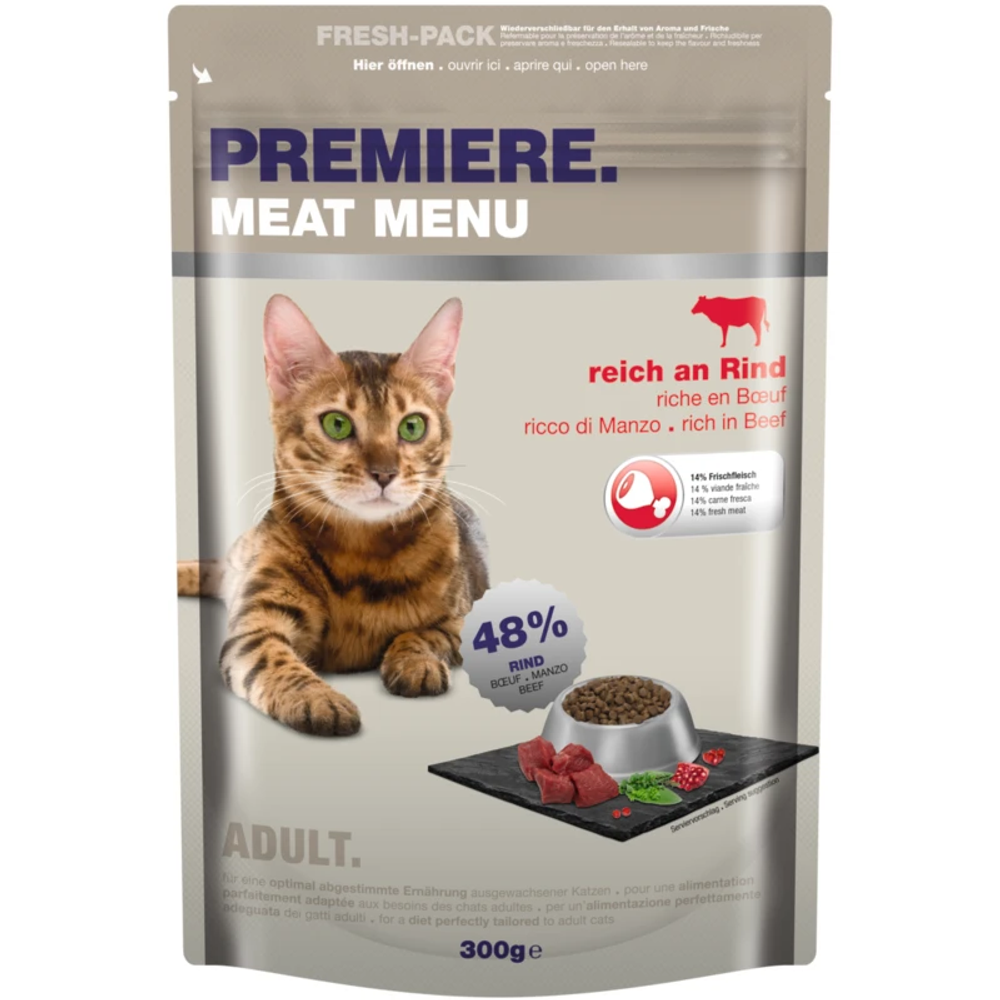 Premiere Cat Meat Menu Adult govedina 300 g slika 1