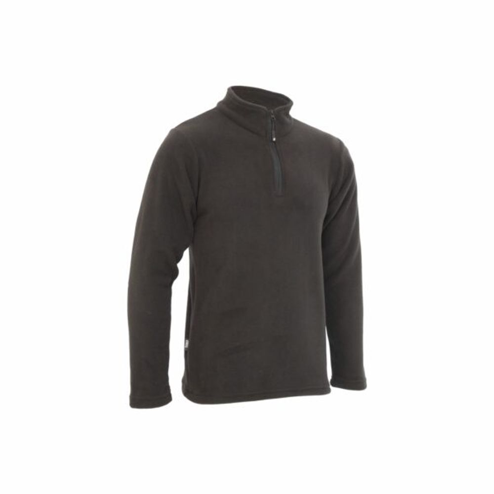 XGB3 Flis muški duks PLF Thermo Mid Zip, Black slika 2