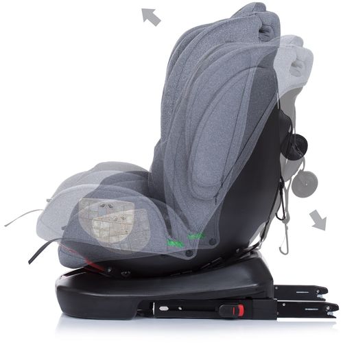 Chipolino autosjedalica 360 i-Size 40-150 cm 4Kid - Platinum  slika 5