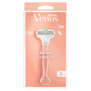Gillette Venus Smooth Sensitive Pink ženski brijač + 2 dopune