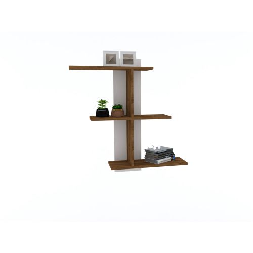 Bahro - Walnut Walnut Wall Shelf slika 2