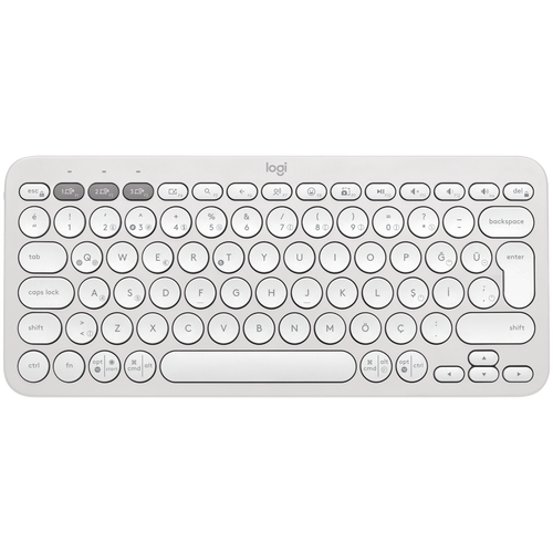 Logitech K380s Pebble Keys 2 Tonal White slika 1