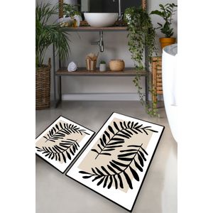 Set višebojnih prostirki za kupatilo (2 komada)