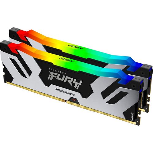 KINGSTON DIMM DDR5 64GB (2x32GB kit) 6000MT/s KF560C32RSAK2-64 FURY Renegade Silver RGB slika 3