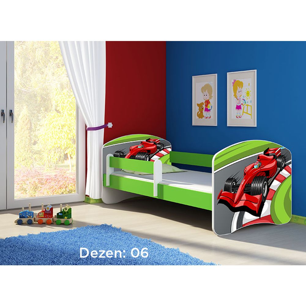 ACMA Dječiji krevet Acma II Green - 160x80cm - Dezen 06 slika 2